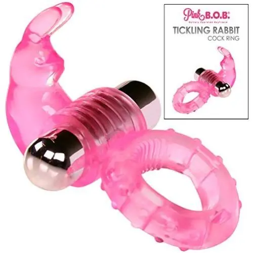 Pink B.O.B. Super Strong Vibrating Cock Rring Sex Toy for Men, 2.4 Ounce Pink B.O.B. Super Strong Vibrating Cock Rring Sex Toy for Men, 2.4 Ounce