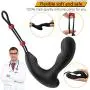 Vibrating Prostate Massager, Enlove, Anal Vibrator with Penis Ring and Dual Motor, 10 Vibrations Anal Sex Toy Anal Plug with Remote Control for Male Men and Couples Vibrating Prostate Massager, Enlove, Anal Vibrator with Penis Ring and Dual Motor, 10 Vibrations Anal Sex Toy Anal Plug with Remote Control for Male Men and Couples