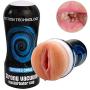Men Fancy Cup Pocket Lifelike-Pusseýs with Soft Skin Ribbed Tunnel for Male Games