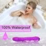 Vibrating Dildo - G Spot Female Dildo Vibrator Adult Sex Toys with 27 Combinations Modes & G-Spot Stimulation, Waterproof Liquid Silicone, Portable Wireless Charging