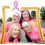60 pcs Pink Ribbon Breast Cancer Awareness Glitter Tattoo Sticker Foundation/Event/Walk/Run