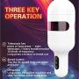 4D Blowjob Sex Aircraft Cup USB Charging Male Masturbation Smart Voice 10 Frequency Sex Toy Strong Blow Real Masturbation