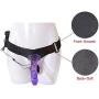 USLong Strap on Harness for Women Couples with Double Heads - Purple