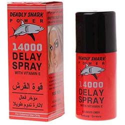 Deadly Shark Delay Spray 14000 with Vitamin E -(And) The Punisher pill (Super Combo) Long Last Safe Sex Plus Love Potion Pen