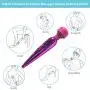 Full Body Massage Relaxation Pink Vibrators USB Recharging Handheld Electric Massagers for Neck Back Leg Foot (Pink)