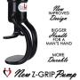 LeLuv Vacuum Penis Pump EasyOp Z-Grip Natural Male Enhancement Bundle with 3 Cylinder Seal Sizes of Sleeves