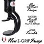 LeLuv Vacuum Penis Pump EasyOp Z-Grip Natural Male Enhancement Bundle with One of Each Size Constriction Rings