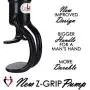 LeLuv Pump Easyop Z-Grip 12 x 2.5 Inch Natural Male Enhancement Basic Kit No Seals