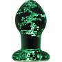 NS Novelties Firefly Glass Plug Medium, Clear, Clear