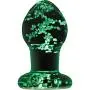 NS Novelties Firefly Glass Plug Medium, Clear, Clear NS Novelties Firefly Glass Plug Medium, Clear, Clear
