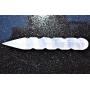 Charged 6" Spiral Faceted Selenite Crystal Wand Powerful Healing Energy Reiki by ZENERGY GEMS