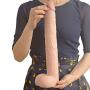 InvincibleFun Fun Toy 16 Inch Wand Female Extra Huge Big Lifelike Personal Vibrant Massage Wand Toys Body Massager with Large Balls and Head Brown Women Easy to Clean Swell