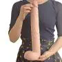 JRZDFXS Silicone 16 inch Female Extra Huge Big Lifelike Personal Massage Wand Toys Body Massager with Large Balls and Head Black for Female Beginner Personal Body JRZDFXS Silicone 16 inch Female Extra Huge Big Lifelike Personal Massage Wand Toys Body Massager with Large Balls and Head Black for Female Beginner Personal Body