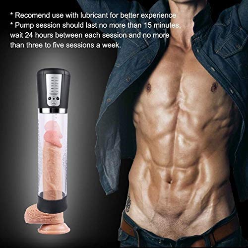 JS-YQX Male Peňňis Enlargement Pump Begginer Bigger Powered Vaccum Training Enhancer Grear Gifts for Couple
