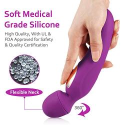 G Spot Vibrator for Vagina Stimulation,ALOFA Double-Head Vibration Bullet Vibrators Vibratory Rechargeable for Woman,Purple Adult Sex Toys