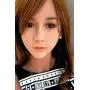 Ainiyo 155cm 5.08ft Sex Doll Solid TPE Full Size Real Lifelike Adult Dolls with Metal Skeleton Anal Vaginal Oral Sex Toys for Men