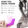Mini Finger Vibrating Sucking Toys with 9 Thrusting & Sucking Modes,Female Oral Tongue Stimulator Waterproof Handheld Wand Massager with Vibrating, 100% Medical Silicone,USB Rechargeable