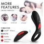 Best Happy Gifts Toys Rooster Ring with Contented Brush Silicone Ring Mens Adult Toy Male Longer Lasting Shake