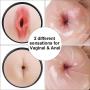 Male Masturbators Cup - Penthouse Ryan Ryans Double Sided Stroker Vaginal & Anal with Hyper Realistic, Pocket Pussy Adult Sex Toys for Men, Double Ends Male Masturbators Sex Toys