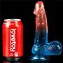 Exclusive Multi Colour Clear Dildo Realistic Anal Dildo, G spot Strap on Dildo with Strong Suction Cup Exclusive Multi Colour Clear Dildo Realistic Anal Dildo, G spot Strap on Dildo with Strong Suction Cup