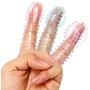 5 pcs Sex Toy Massage Glove Female Masturbation Finger Condom Vagina Stimulation Flirt G Spot for Women