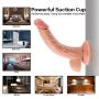 AIJIUJIU 9 Inch Realistic Soft-Ďîldɔ Women Massager Toys Lifelike