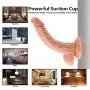 AIJIUJIU 9 Inch Realistic Soft-Ďîldɔ Women Massager Toys Lifelike AIJIUJIU 9 Inch Realistic Soft-Ďîldɔ Women Massager Toys Lifelike