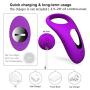 Vibrating Cock Ring with Wireless Control,Waterproof USB Rechargeable Penis Ring Vibrator,Sex Toy for Male Female or Couples