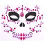 Day of Dead 4 Sets Halloween Skull Face Jewels Tattoo Stickers