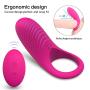 Xoolover Vibrating Cock Rings Remote Control Rechargeable Penis Ring & Clitoral Vibrators Vibes Stimulators Sex Toys for Men, Women and Couples