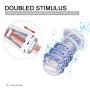Real-Skin Ṗ`ôc&kët Ṗ`û&ssÿ with 10 Automatic Frequency Natural Soft Electric Ṁale Ṁästûr&batôr Ṁästûr&batiôn Cûp for Ṁen