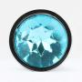 Jewelry Anal Plug Beginners Sex Toys - Butt Plug Booty Beads - For Women Men Couples (Blue, Discreet Package)