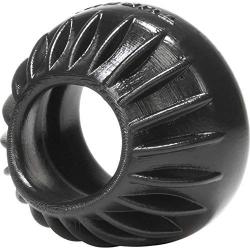 Turbine Lightweight Super Soft Silicone Cock Ring by Oxballs (Black)