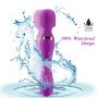 Fondlove Clitoral Vibrator with High Frequency Targeted Vibrating, Waterproof Rechargeable G Spot Clit Vibrators Adult Sex Toys for Women and Couples (Purple)