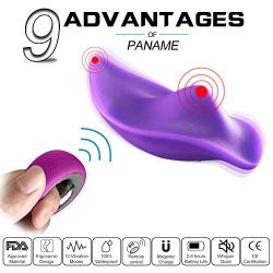 Wearable Panty Vibrator with Wireless Remote Control Panties Vibrating Eggs-Pelepas 12 Vibration Patterns Medical Silicone Waterproof Invisible Clitoral Stimulator Sex Toys for Women Couples (Purple)