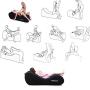 with Electric Pump Inflatable Multifunctional Sofa - Portable Cushion Body Pillow Inflatable Furniture Lounger for Couples Position Enjoy at Any Time