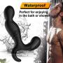 Male Vibrating Prostate Massager, 2 Powerful Motors Rechargeable Anal Vibrator with 10 Stimulation Patterns Remote Control Waterproof Butt Plug Anal Sex Toys for Men, Women & Couples