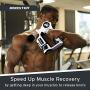 Massage Gun Muscle Deep Relaxation - [Upgrade] Body Massager Vibration Fascia Impact Gun Rechargeable Massage Device with Adjustable 9 Speed Variation. (Green) (White)
