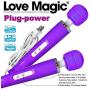 Love Magic Wand Multipurpose Therapeutic Massager Multi Speed Plug-In, Quiet Vibrations-steady & Pulsating, Silicone Massage Head, Flexible Neck, Maximum Pleasure, for Muscle Aches and Sports Recovery