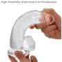 8 Inch Realistic Silicone D-î-ldo for Women Massager Soft and Health DT5 HMBE9327