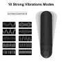 PPW Mini Massager Bullet Sex Toy,Vibrator for Clitoris Stimulation,Powerful Rechargeable,Waterproof,Portable Sex Toy for Women 10 Modes Black (Black-2) PPW Mini Massager Bullet Sex Toy,Vibrator for Clitoris Stimulation,Powerful Rechargeable,Waterproof,Portable Sex Toy for Women 10 Modes Black (Black-2)