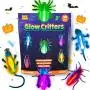 PartySticks Glow Critters 30pk Glow in The Dark Bug Toys and Glow Sticks - 3 Inch Fake Bugs Party Favors, Halloween Glow in The Dark Party Decorations - 10 Light Up Fake Toy Bugs, 20 Mini Glow Sticks PartySticks Glow Critters 30pk Glow in The Dark Bug Toys and Glow Sticks - 3 Inch Fake Bugs Party Favors, Halloween Glow in The Dark Party Decorations - 10 Light Up Fake Toy Bugs, 20 Mini Glow Sticks