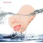 Y-NOT 3D Realistic Male Masturbator Oral Blow Job Cup Mouth Stroker Pocket with Sexy Tongue Soft Teeth and Deep Throat TPR Adult Sex Toy for Men Oral Masturbation