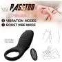 Remote Control Male Delay Exercise Rings P-Ê-ň-Ï-s Waterproof Rechargeable R-Ï-ň-g Lǒck S`perm G SSpotter Vi`brãtórs for Men