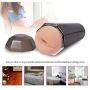Male Sex Toys, iMiMi Male Masturbator Cup Masturbation Pussy Cup with 3D Realistic Vagina, Adult Stroker Toys Soft Silicon Removable for Men (Black)