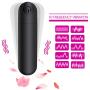 Vibrator Clitoris and G-Spot Nipple Stimulator Vibrate Massager Bullet Vibe Orgasm Vagina Dildo for Travel USB Rechargeable Portable Waterproof Vibrating Wand Adult Sex Toys (Black)