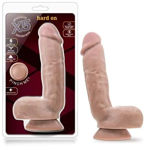 Blush Novelties 8.5" Realistic Dildo Strap On Compatible Suction Cup Blush Novelties 8.5" Realistic Dildo Strap On Compatible Suction Cup