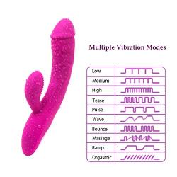 Women Toys Pleasure Waterproof with Multiple Speed and Patterns Couples Woman Toy Portable Electronic Computer USB Rechargeable,Only Ships from US,ZSB09