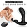 Adorime Vibrating Prostate Massager with Bunny Ears, Powerful Dual Stimulation Anal Sex Toy, Wireless Remote Control G-Spot & Clitoral Vibrator for Women and Couples - 10 Vibration Patterns