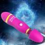 EIKdoulf02 Safe 12 Speed Vibrator Wand Massage Cordless Cordless Body Massager for Women and Couple Adult Sex Toys - Rose Red Battery